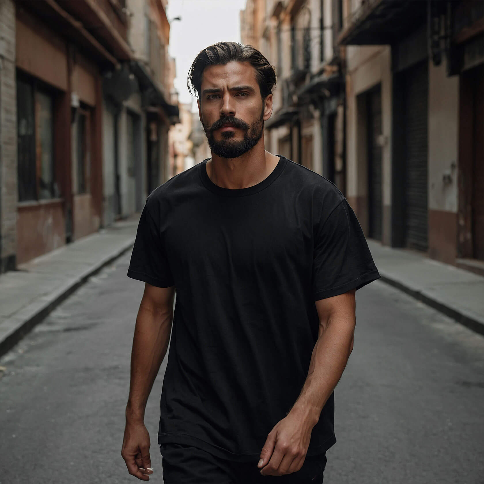 Men's Relaxed Fit T-shirt in Raven