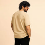 Relaxed Fit T-shirt in Beige
