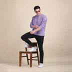 Dune Solid Sweatshirt in Lavender