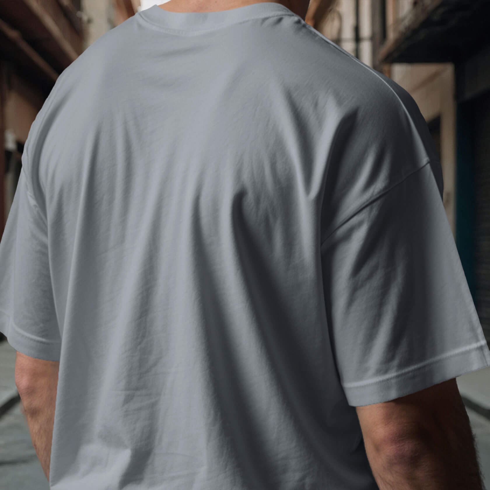 Men's Relaxed Fit T-shirt in Steel Grey