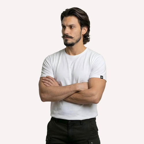 Classic Ease Solid T-shirt in Ivory