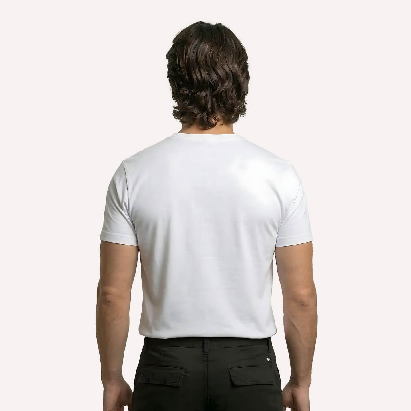 Classic Ease Solid T-shirt in Ivory