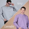 Grey & Lavender Sweatshirt Combo