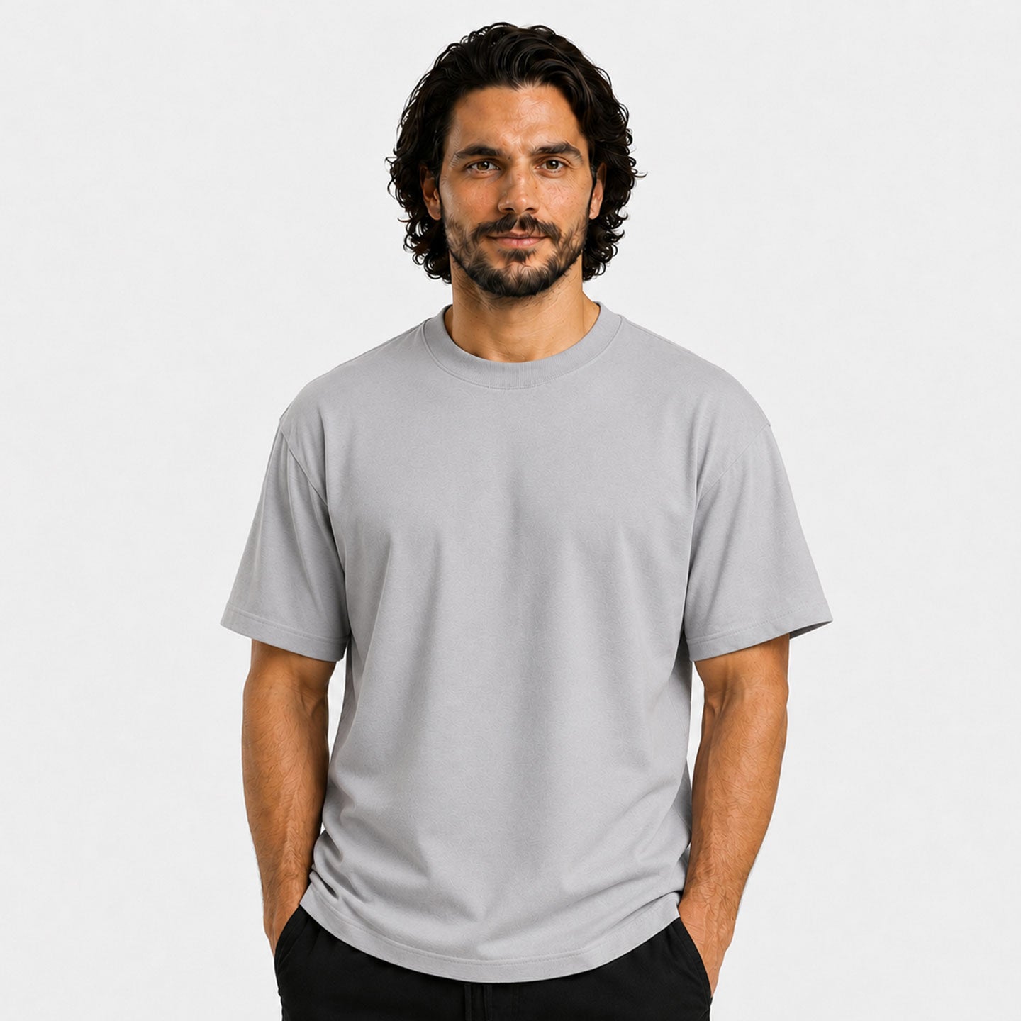 Oversized Fit T-shirt in Steel Grey