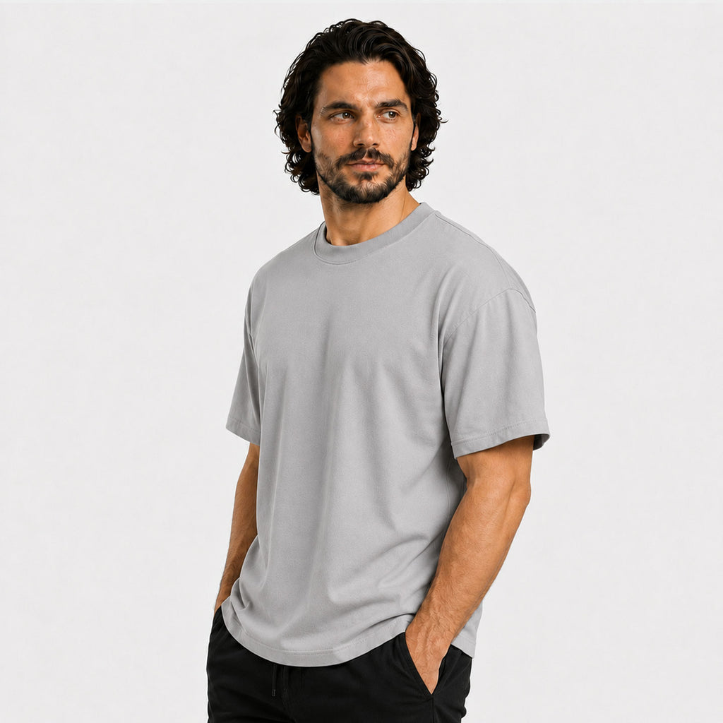 Oversized Fit T-shirt in Steel Grey