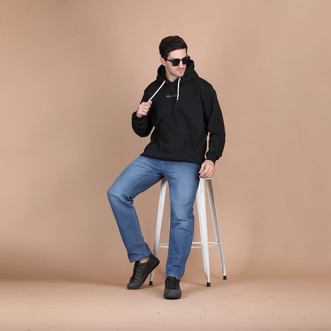 Men’s Rogue Solid hoodie in Ash Black