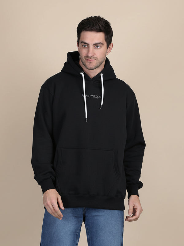 Rogue Solid Hoodie in Ash Black