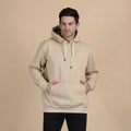 Rogue Solid Hoodie in Beige