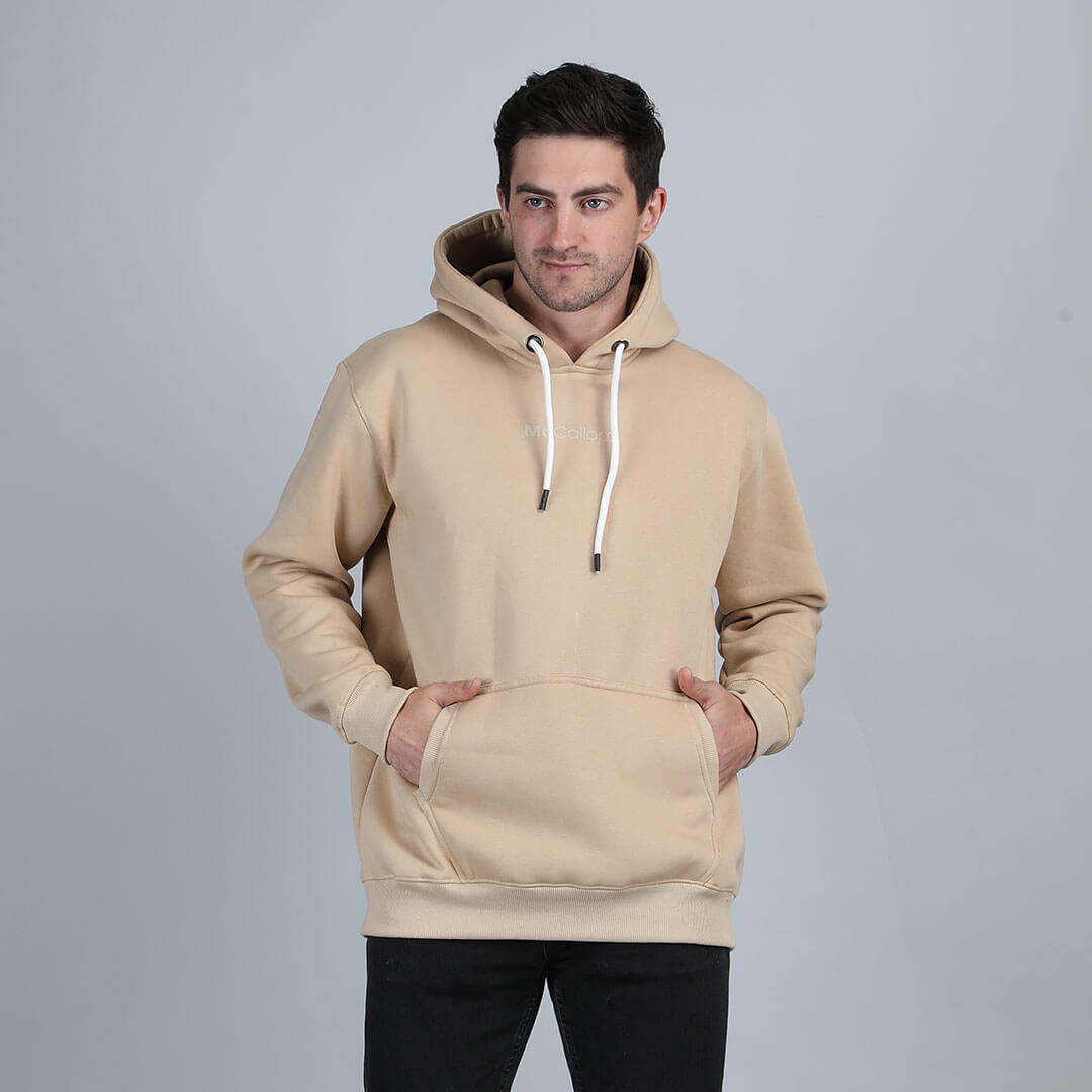 Men’s Rogue Solid hoodie in Beige
