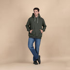 Rogue Solid Hoodie in Olive Green