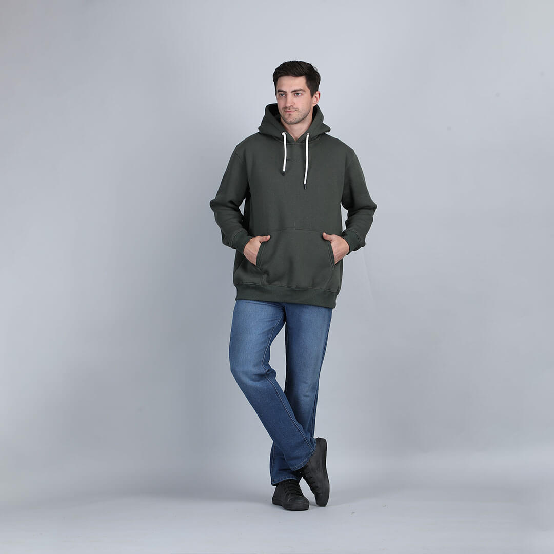 Men’s Rogue Solid hoodie in Olive Green