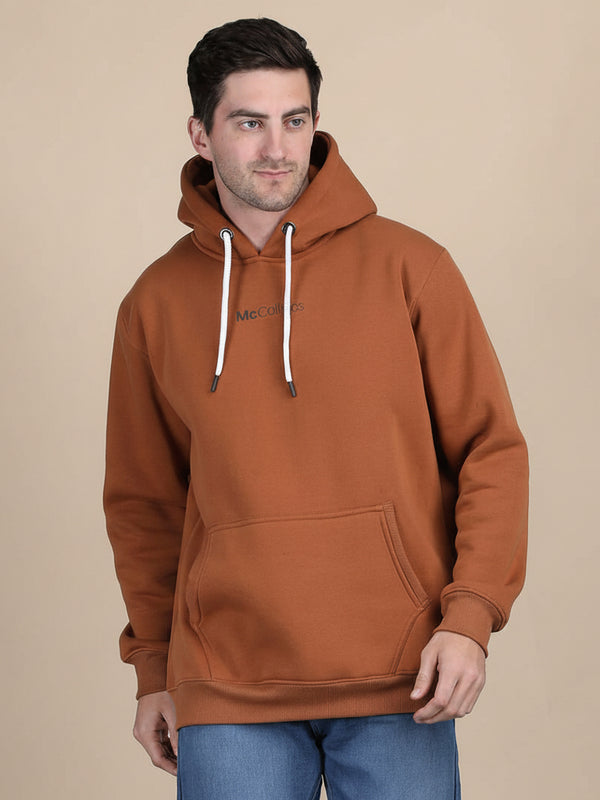Rogue Solid Hoodie in Tan