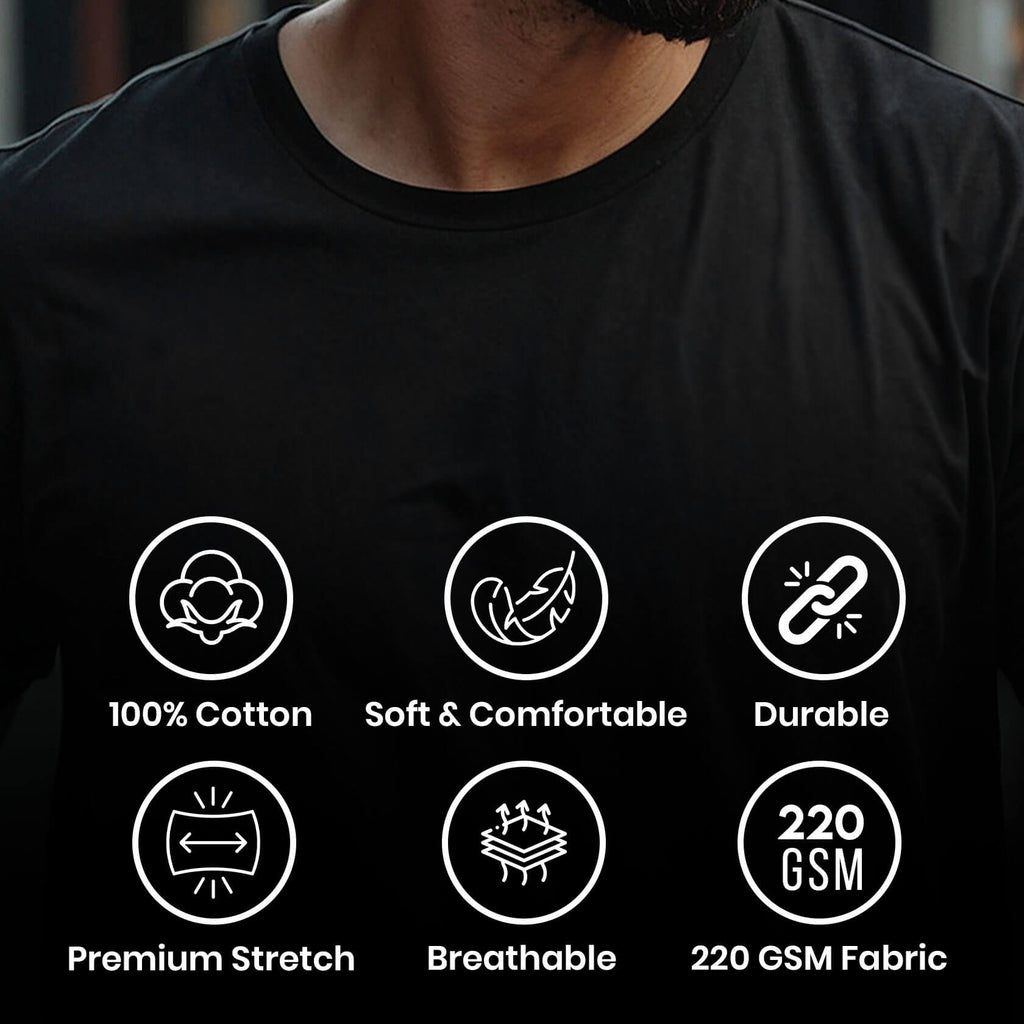 Relaxed Fit T-shirt in Raven