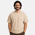 Oversized Fit T-shirt in Beige