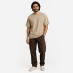 Oversized Fit T-shirt in Beige