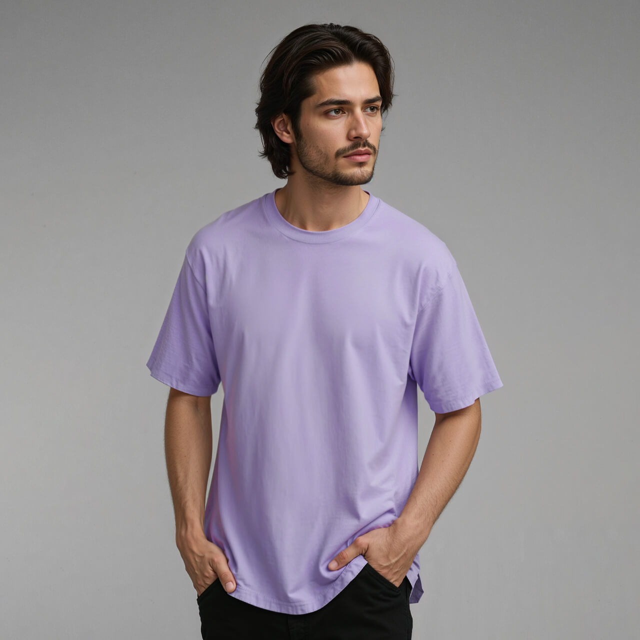 Men's Relaxed Fit T-shirt in Lavender