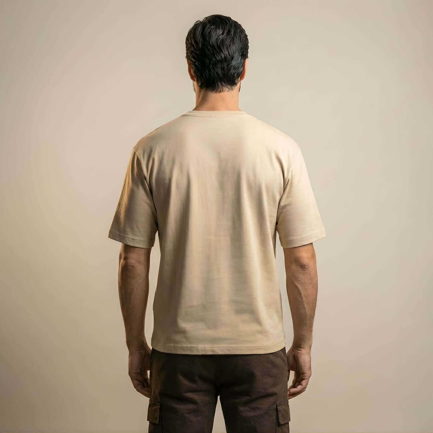 Relaxed Fit T-shirt in Beige