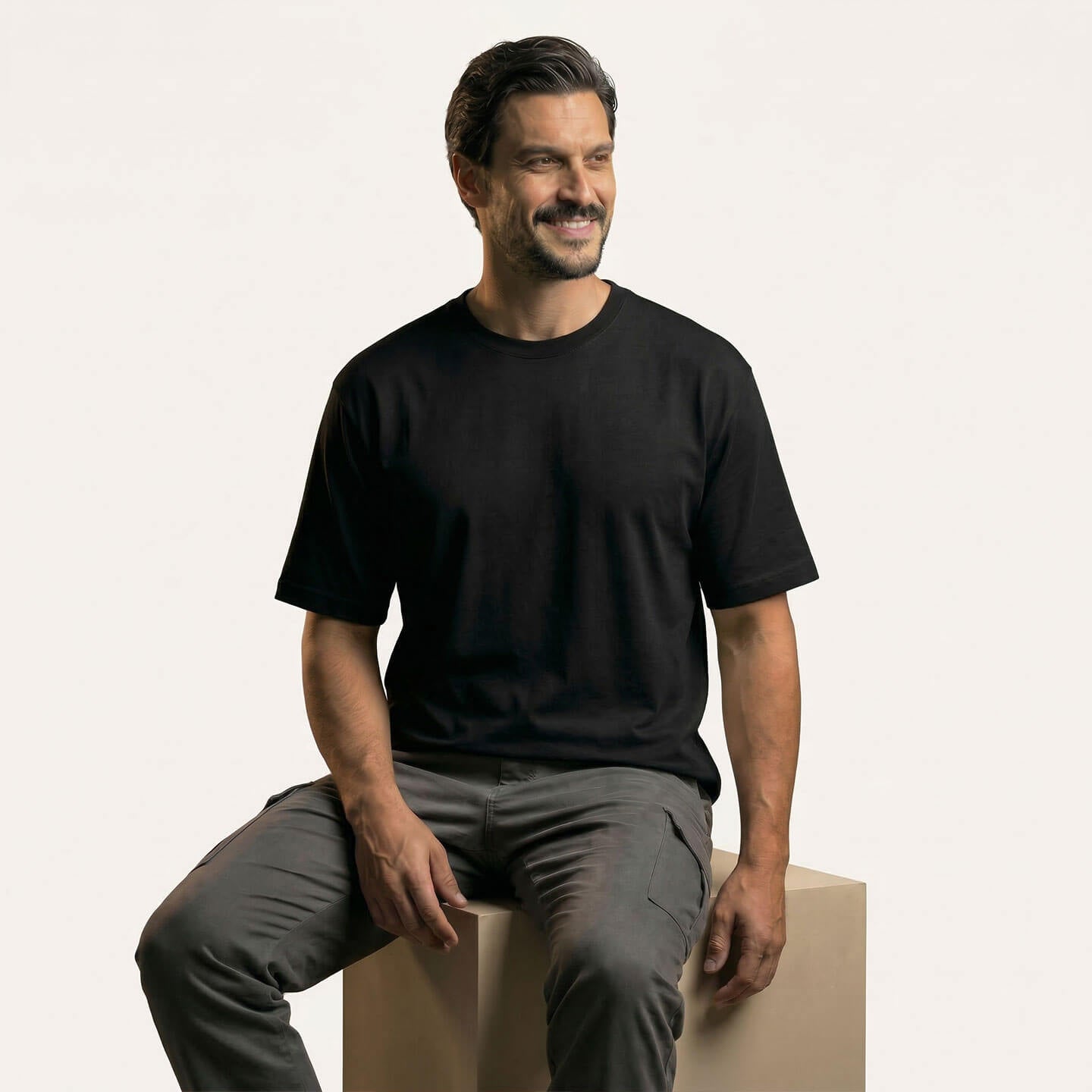 Relaxed Fit T-shirt in Raven