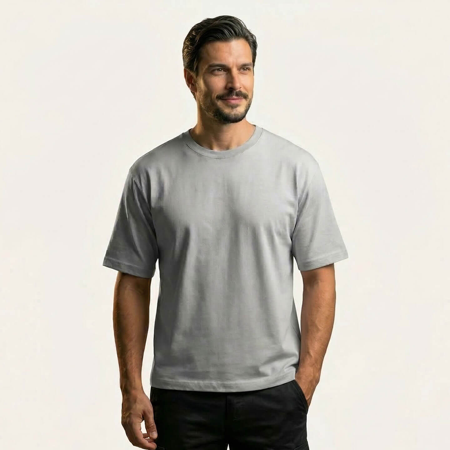 Relaxed Fit T-shirt in Steel Grey
