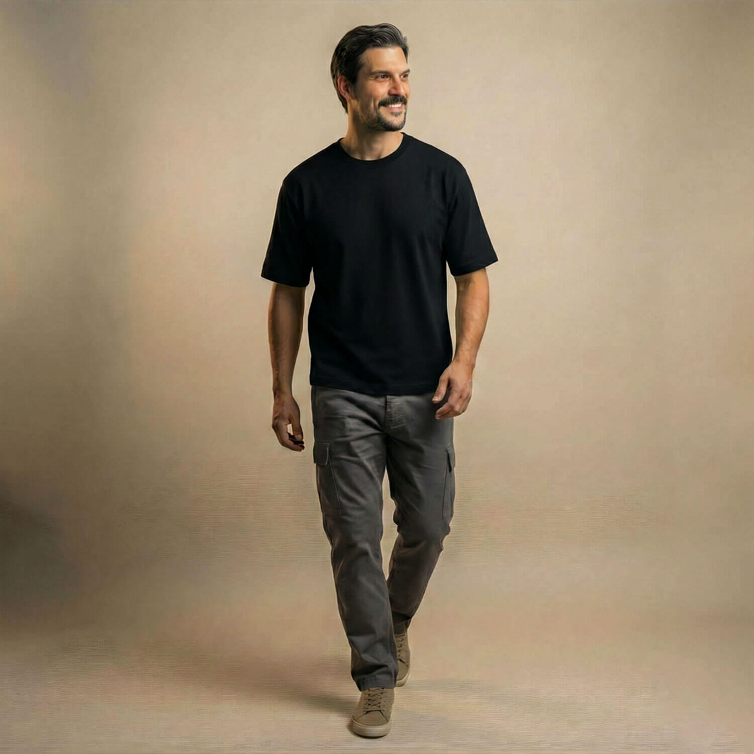 Relaxed Fit T-shirt in Raven