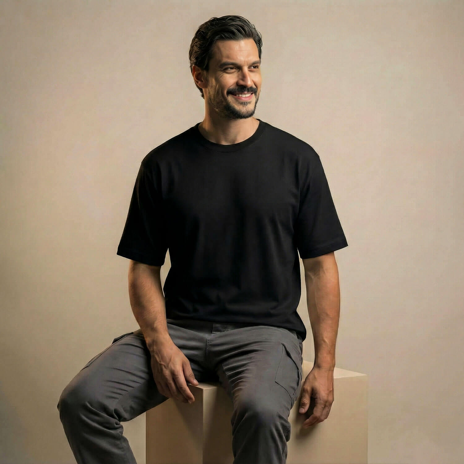 Relaxed Fit T-shirt in Raven