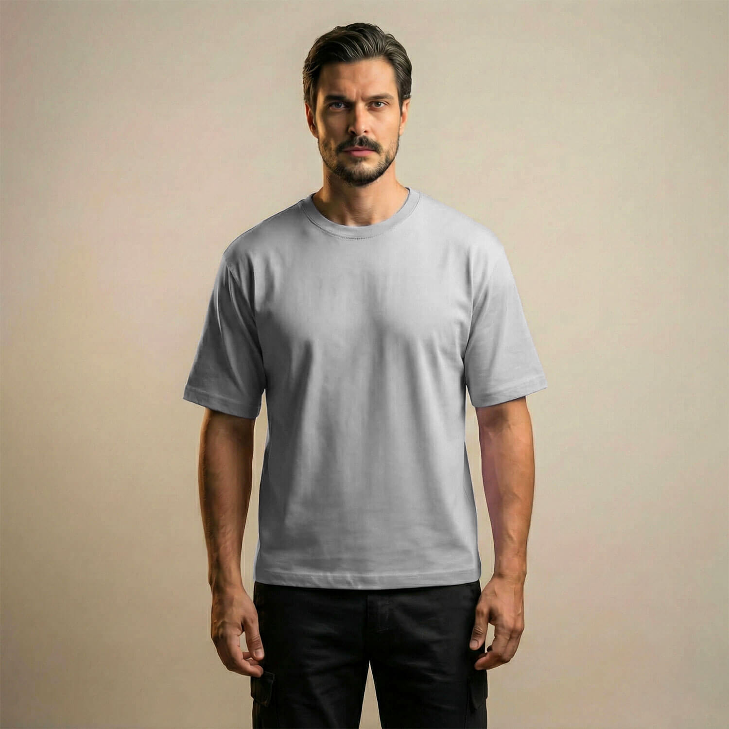 Relaxed Fit T-shirt in Steel Grey