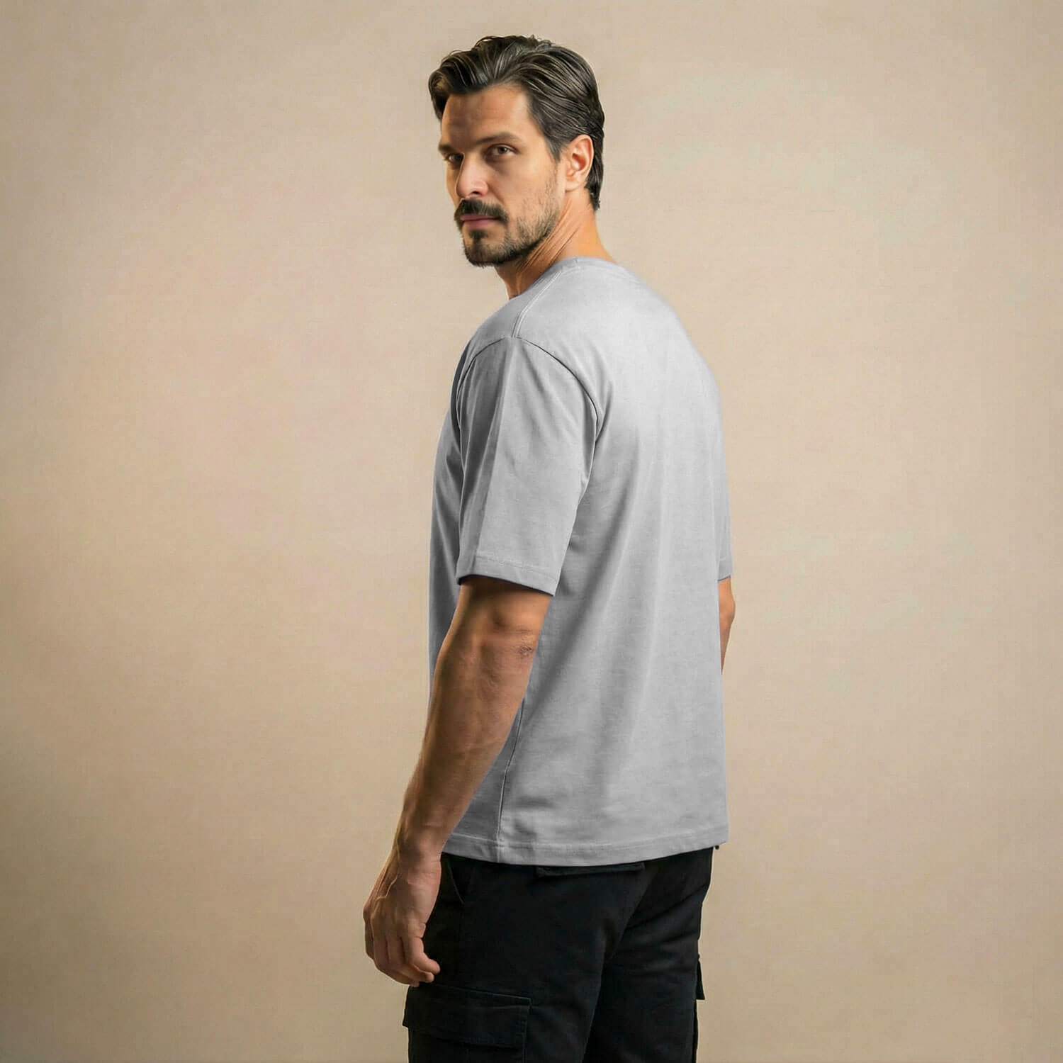 Relaxed Fit T-shirt in Steel Grey