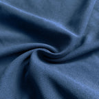 Snap Button Polo T-shirt in Peacock Blue