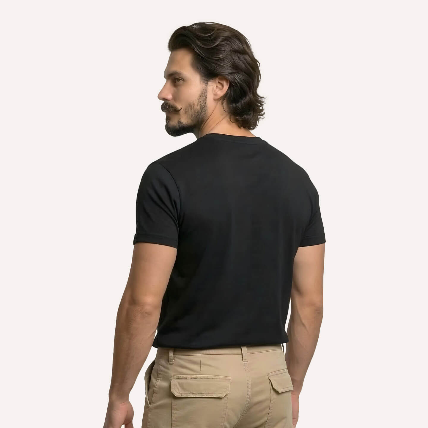 Classic Ease Solid T-shirt in Raven