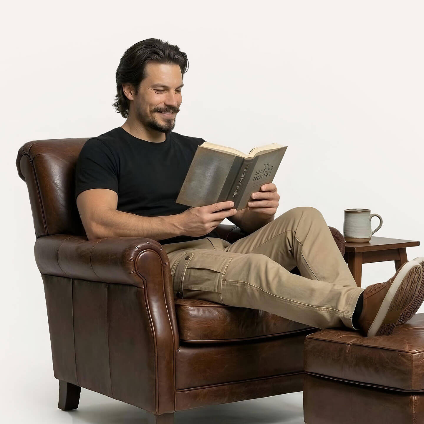 Classic Ease Solid T-shirt in Raven