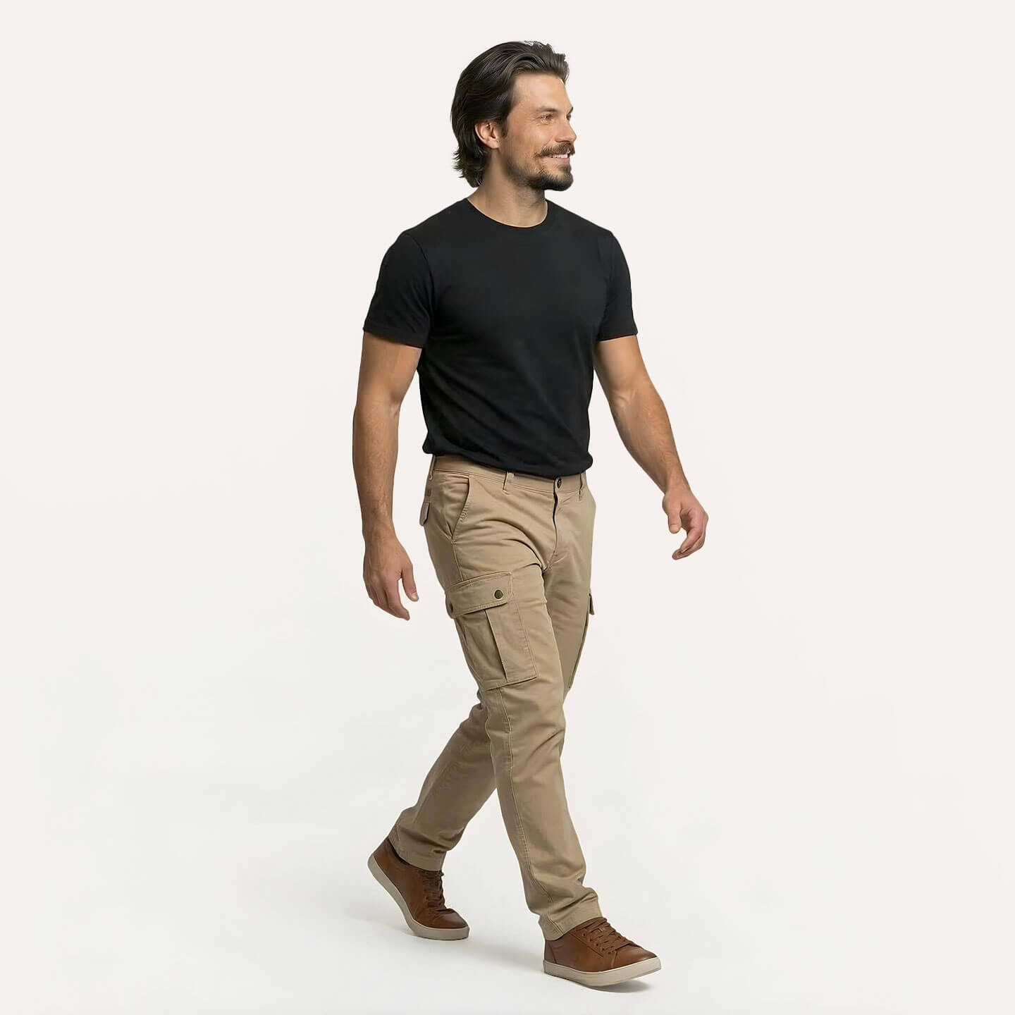 Classic Ease Solid T-shirt in Raven