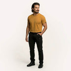 Classic Ease Solid T-shirt in Mustard