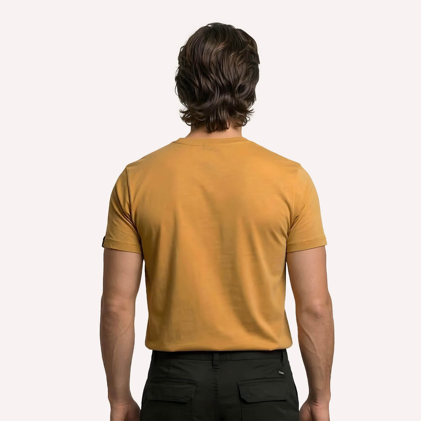 Classic Ease Solid T-shirt in Mustard