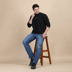 Dune Solid Sweatshirt in Ash Black