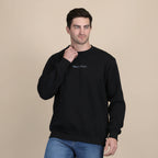 Dune Solid Sweatshirt in Ash Black