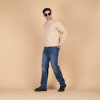 Dune Solid Sweatshirt in Beige