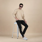 Dune Solid Sweatshirt in Beige