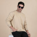 Dune Solid Sweatshirt in Beige
