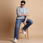 Dune Solid Sweatshirt in Steel Grey