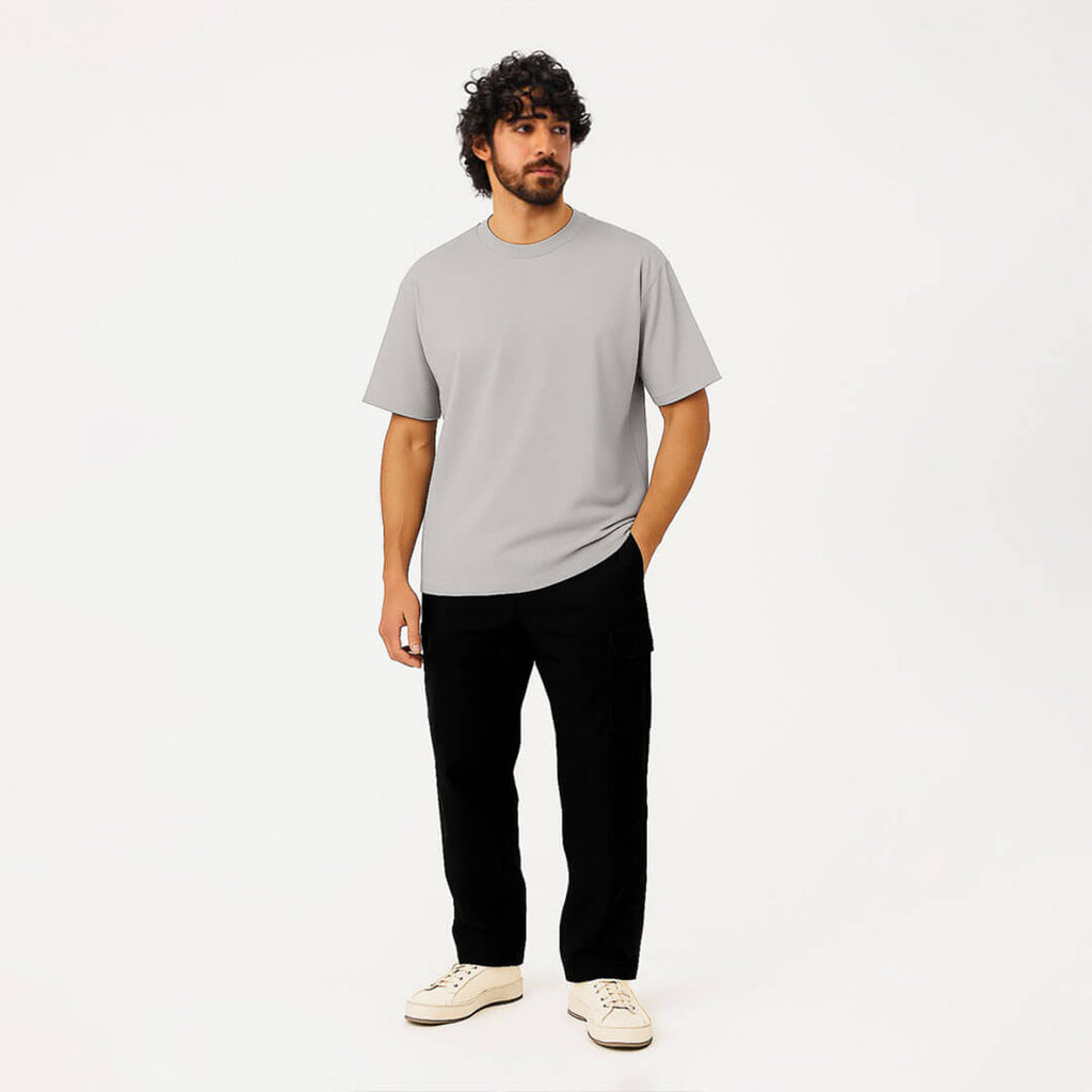 Relaxed Fit T-shirt in Steel Grey