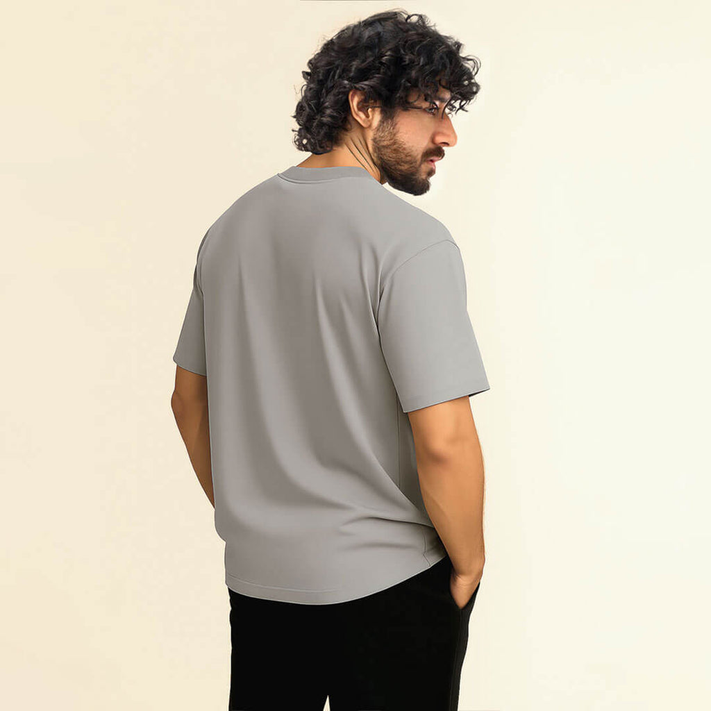 Relaxed Fit T-shirt in Steel Grey