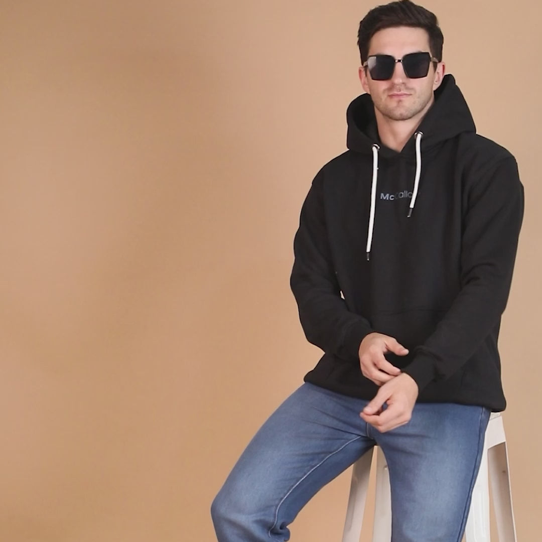 Rogue Solid Hoodie in Ash Black - LIMITED ADDITION