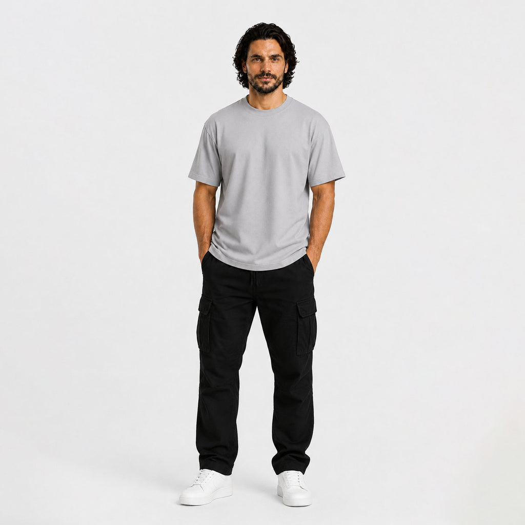 Oversized Fit T-shirt in Steel Grey